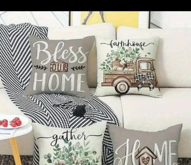 Cream sofa